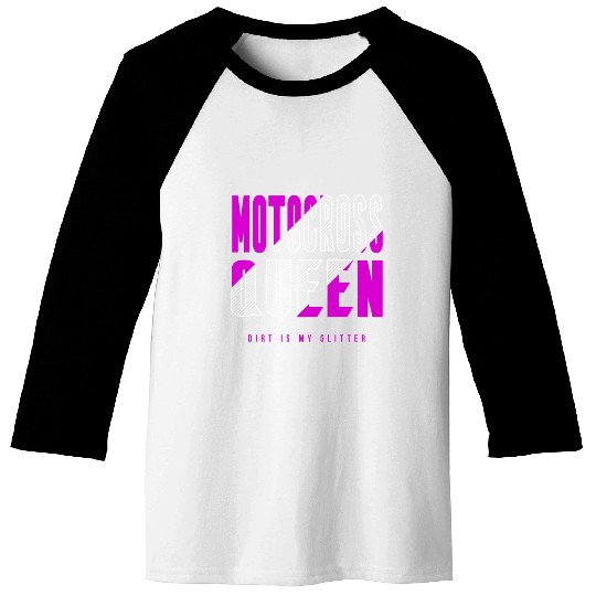 Motocross queen Baseball Tees