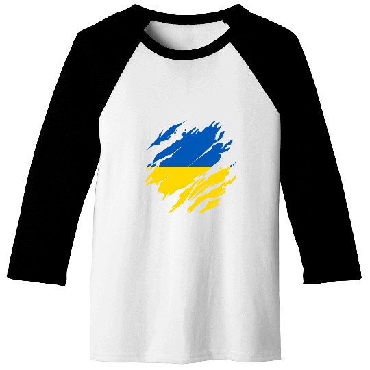 Ukrainian Flag Ukraine Baseball Tees