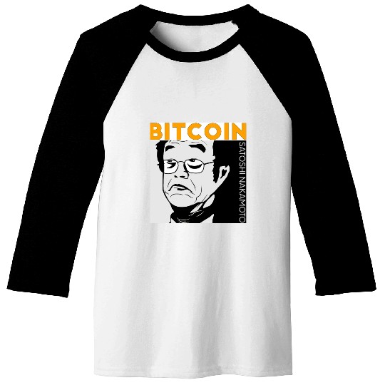 Bitcoin Coin-Satoshi Nakamoto Baseball Tees