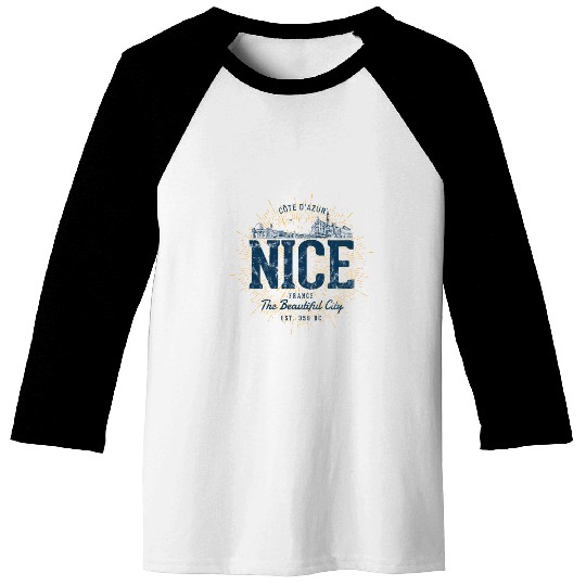 Style Nice France Baseball Tees