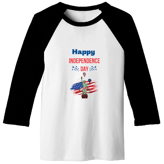 Happy independence day Baseball Tees