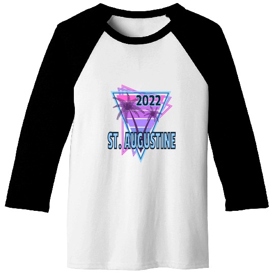 2022 St Augustine Vacation Baseball Tees