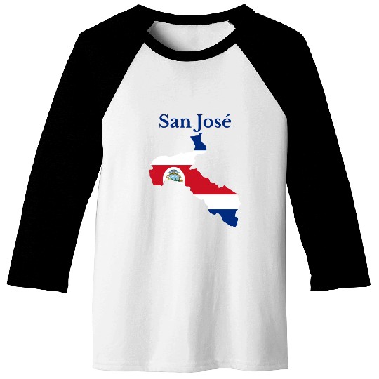 San Jose Province Costa Rica Baseball Tees