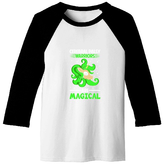 Cerebral Palsy Warriors Are Magical Unicorn Lover Baseball Tees