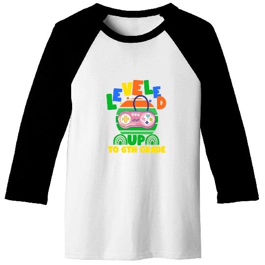 Level up to 6th grade, back to school Baseball Tees