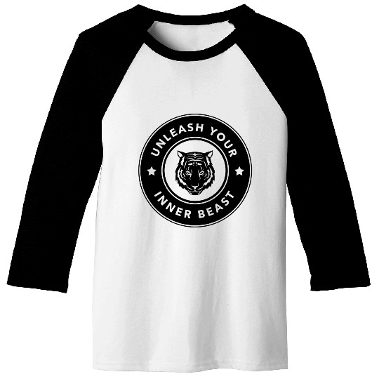 Martial Arts Unleash Your Inner Beast Baseball Tees