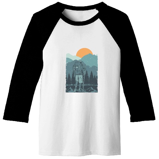 Hiking - mountain love Baseball Tees