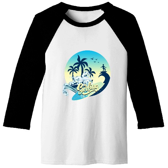 surfing club Baseball Tees