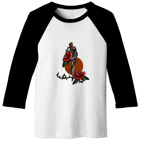 Twilight Dagger Flower Baseball Tees
