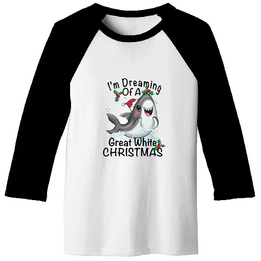 Great White Christmas Baseball Tees
