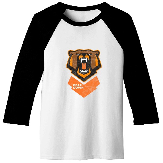 Fierce Modern Bear Down Party Tailgate Sunday Baseball Tees