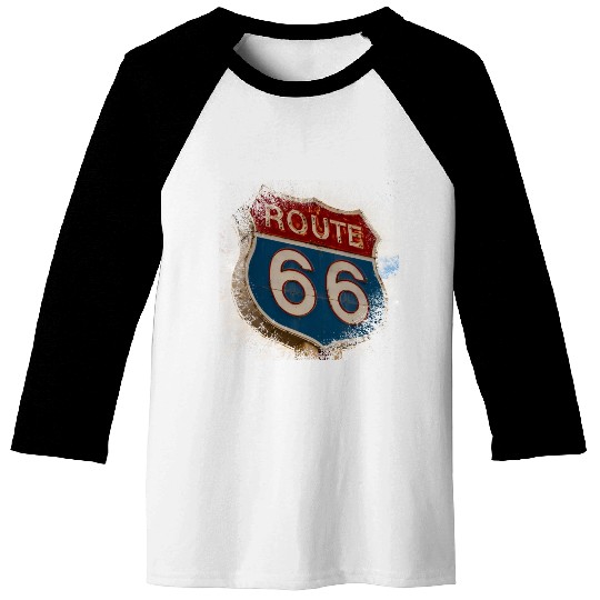 Route 66 Baseball Tees