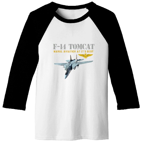 F 14 Tomcat Naval aviation Baseball Tees