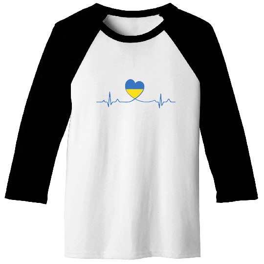 My Heart Beats For Ukraine Baseball Tees