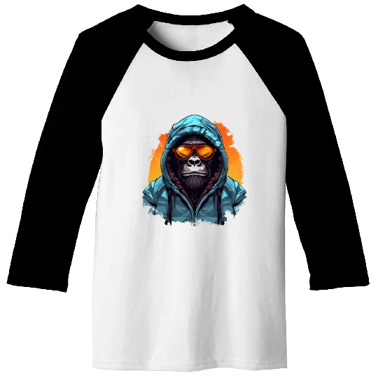 Street Style Mountain Gorilla | Gorilla Lovers Baseball Tees