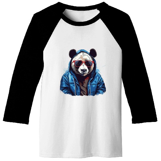 Street Style Giant Panda | Panda Lovers Baseball Tees