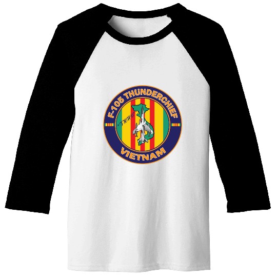 F105 Vietnam Baseball Tees