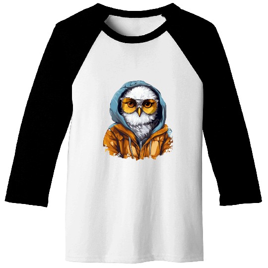 Street Style Snow Owl | Owl Lovers Baseball Tees