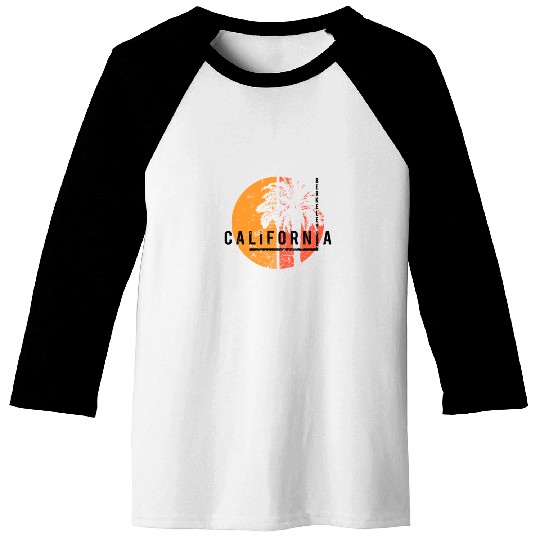 Berkeley California Cool Native Palm Tree Baseball Tees