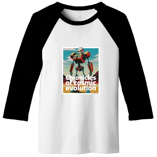 Alien Brain Pilot: Mech Masterpiece Baseball Tees