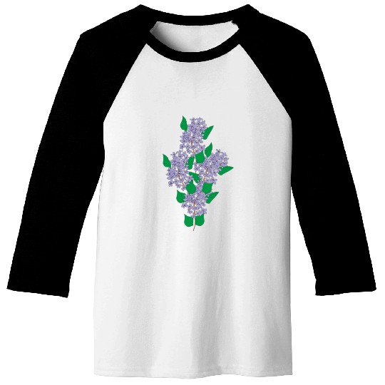 Lilac Flower T ShirtLilac Baseball Tees by Alekvik
