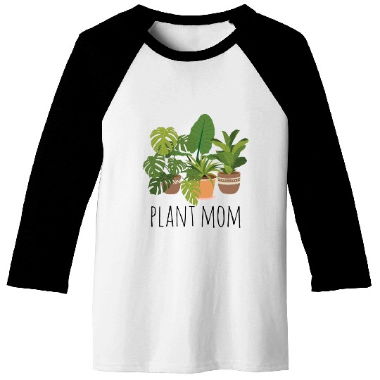 Houseplants Galore Plant Mom Baseball Tees
