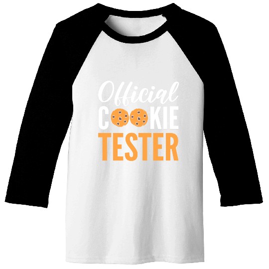 Official Cookie Tester Chef or Baker Gift Baseball Tees