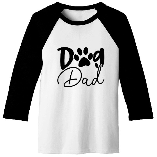 Dog Dad Dog Lover Baseball Tees