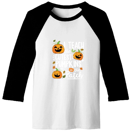 Teacher Halloween Pre K Teacher Kindergarten Baseball Tees