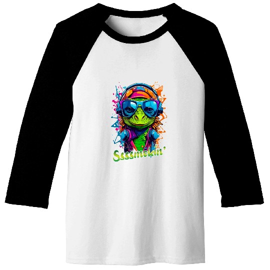 Smokin Lizard Baseball Tees