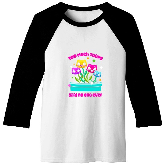 Tulip Gardening Cute Baseball Tees