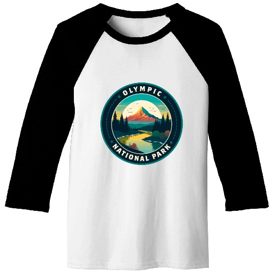 Olympic National Park Baseball Tees