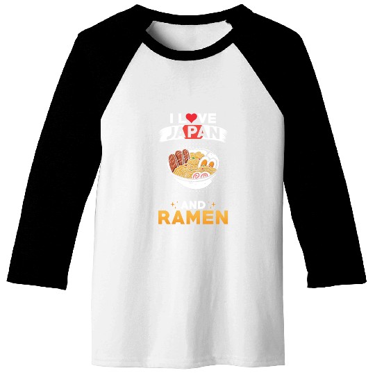 Ramen Japan Love Japanese Food Baseball Tees