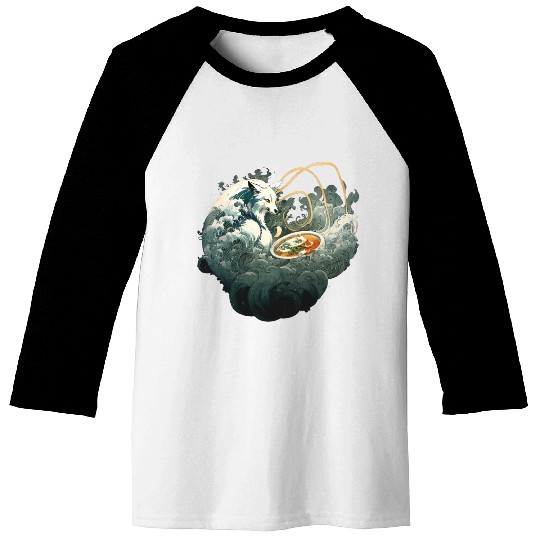 Nine Tailed Fox Ramen - Kitsune Baseball Tees
