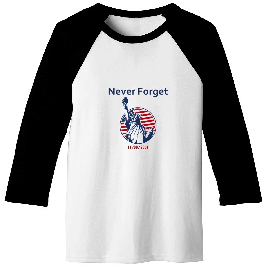 Patriot Day, 11 September Baseball Tees