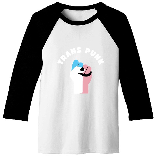 Trans Punk Transgender Pride Baseball Tees