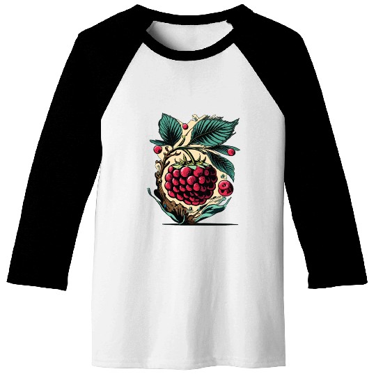 Raspberry Baseball Tees
