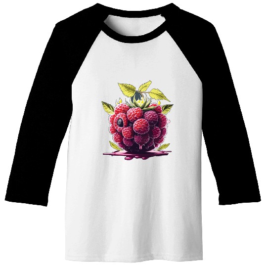 Raspberry Baseball Tees