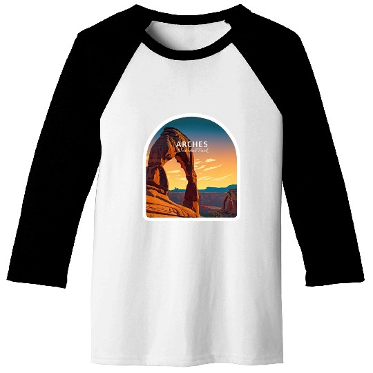 Arches National Park Baseball Tees