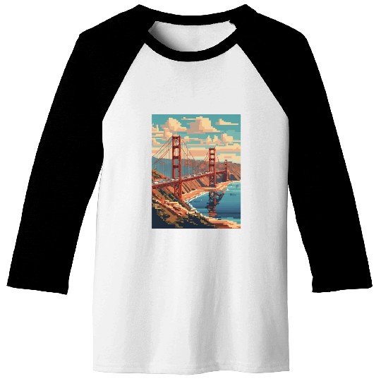 Golden Gate Bridge California Baseball Tees Baseball Tees, Golden