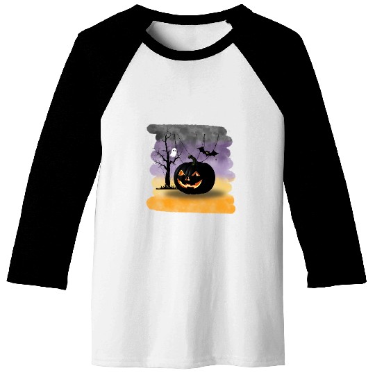 "The Midnight Pumpkin" Baseball Tees