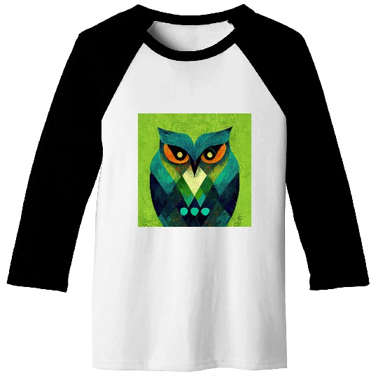 Mod Owl: ScOwl Owl Baseball Tees