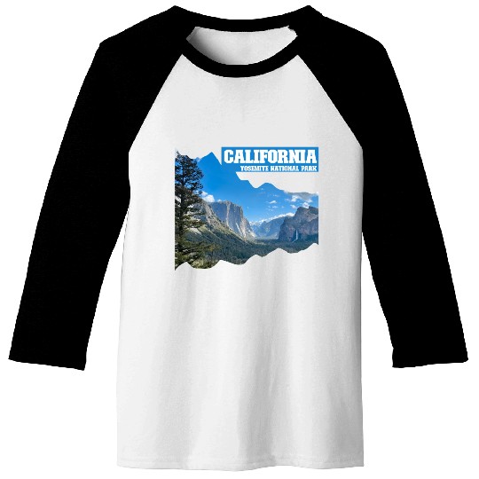 California – Yosemite National Park Baseball Tees