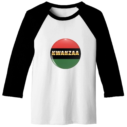 Embracing Kwanzaa: Red, Green, and Black Pride. Baseball Tees