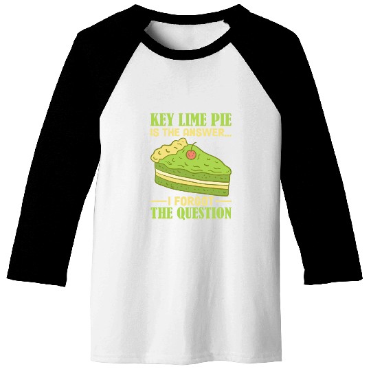Key Lime Pie Lover Dessert Baseball Tees