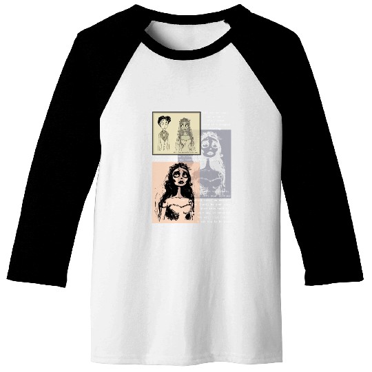 corpse bride Baseball Tees