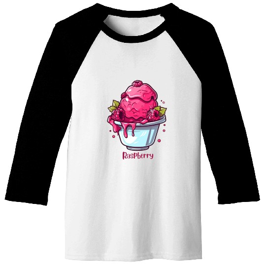Raspberry Baseball Tees