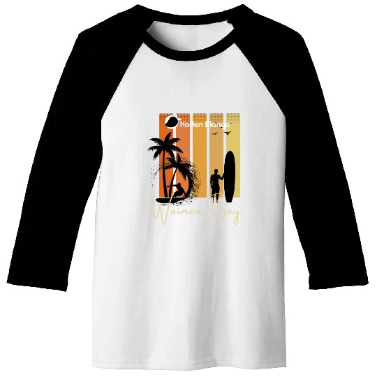 Waimea Bay Haden Mango Style Baseball Tees