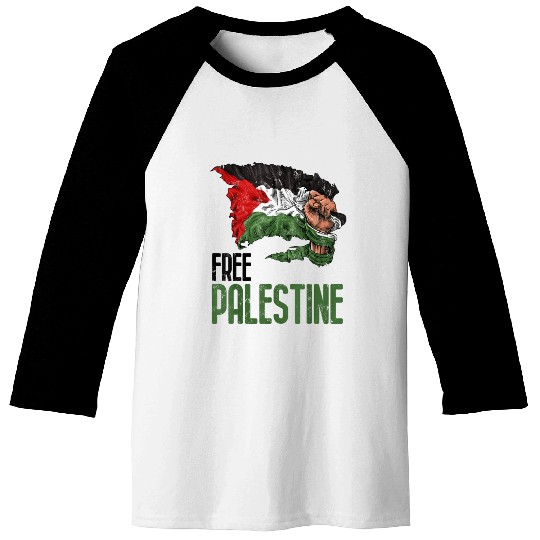 FREE PALESTINE FLAG GAZA Baseball Tees