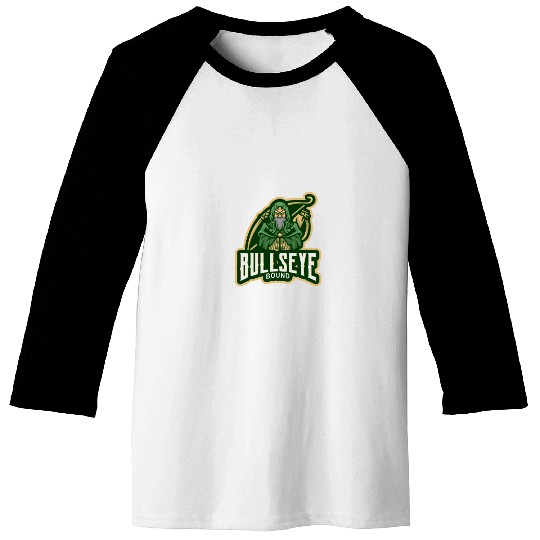 Bullseye Bound archery Baseball Tees